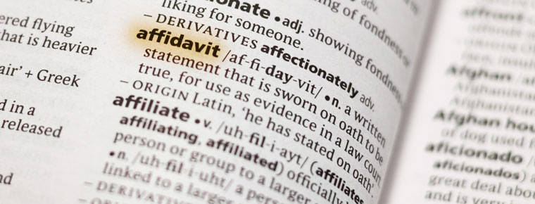 Creative solutions to swearing affidavits amid restrictions