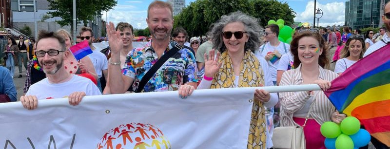 Law Society President takes part in Pride parade