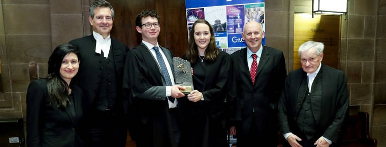 Feidhlim Mac Róibín and Áine Haberlin&nbsp;with Majella Ní Thuama, Luan Ó Braonáin, Séamus Ó Tuathail and Antoine Ó Coileáin
