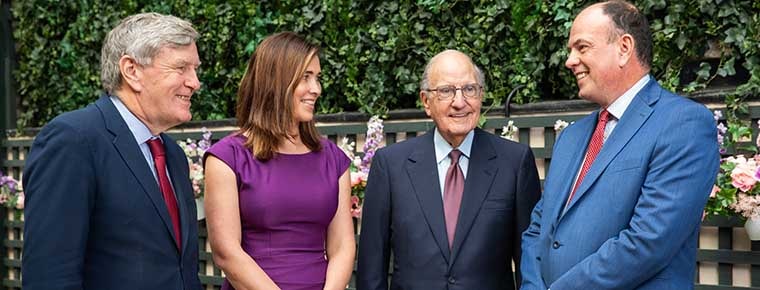 Senator George Mitchell honoured at Shelbourne lunch