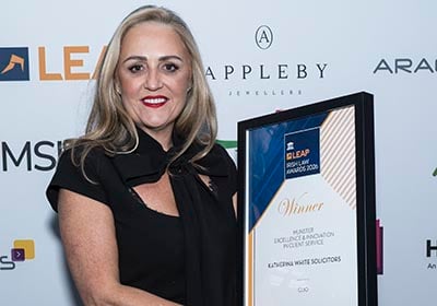 Katherina White wins at law awards