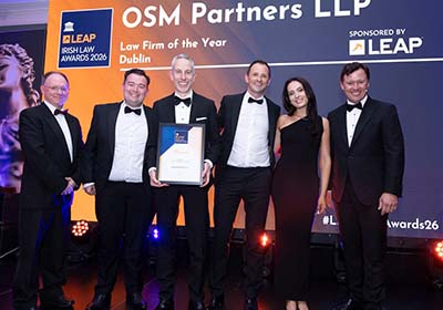 OSM Partners LLP Dublin law firm of year