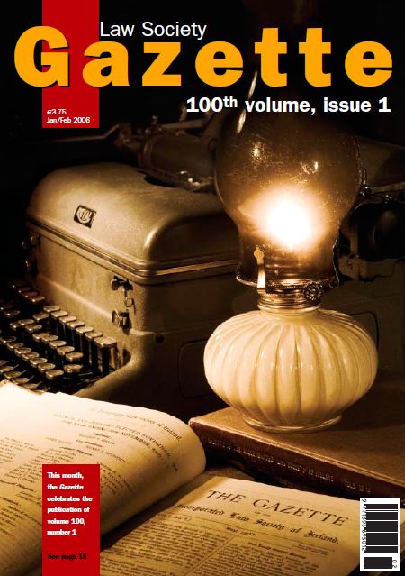 The Gazette celebrates the publication of volume 100, number 1