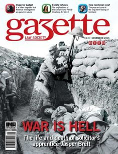War is hell: The life and death of solicitor's apprentice Jasper Brett