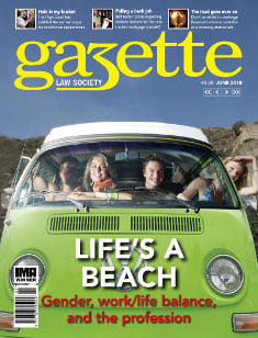 Life's a beach: Gender, work/life balance, and the profession