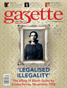'Legalised illegality': the killing of Eileen Quinn by Crown Forces, November 1920