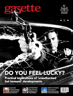 Do you feel lucky? Practical implications of 'unauthorised but immune' developments