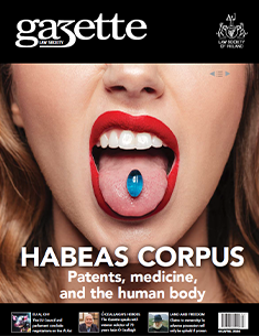 Habeas Corpus: Patents, medicine, and the human body