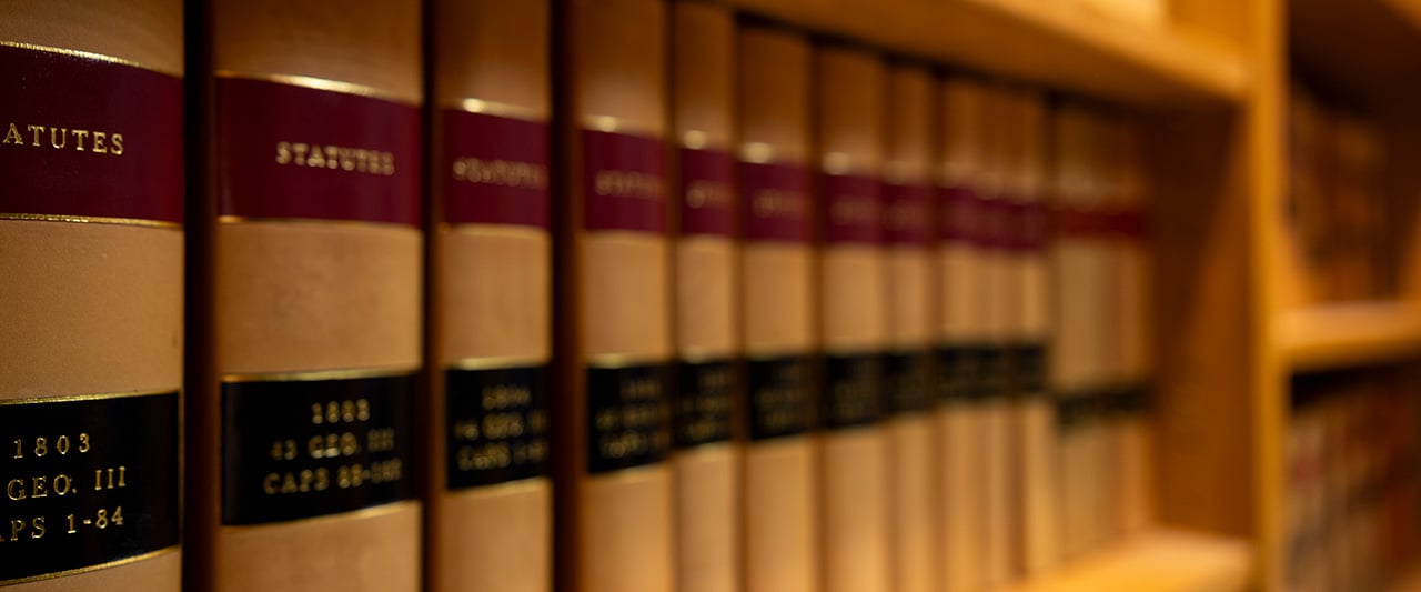 Books in the Law Society Library