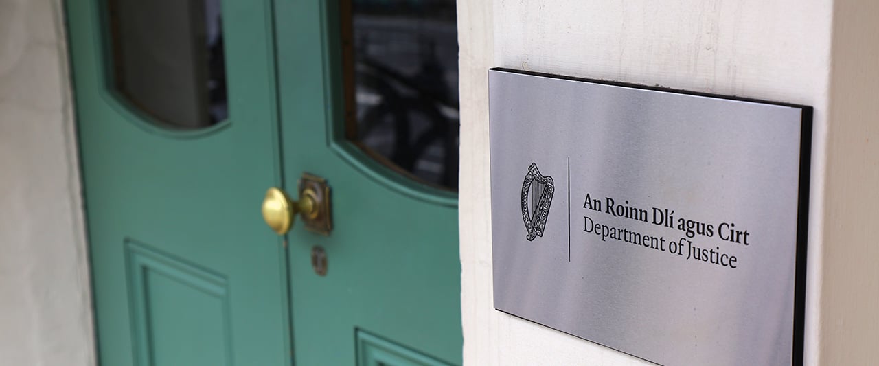 Department of Justice building in Dublin