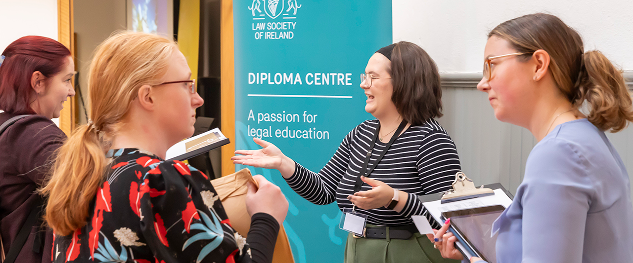 Students attending the Law Society DIploma Centre in Dublin