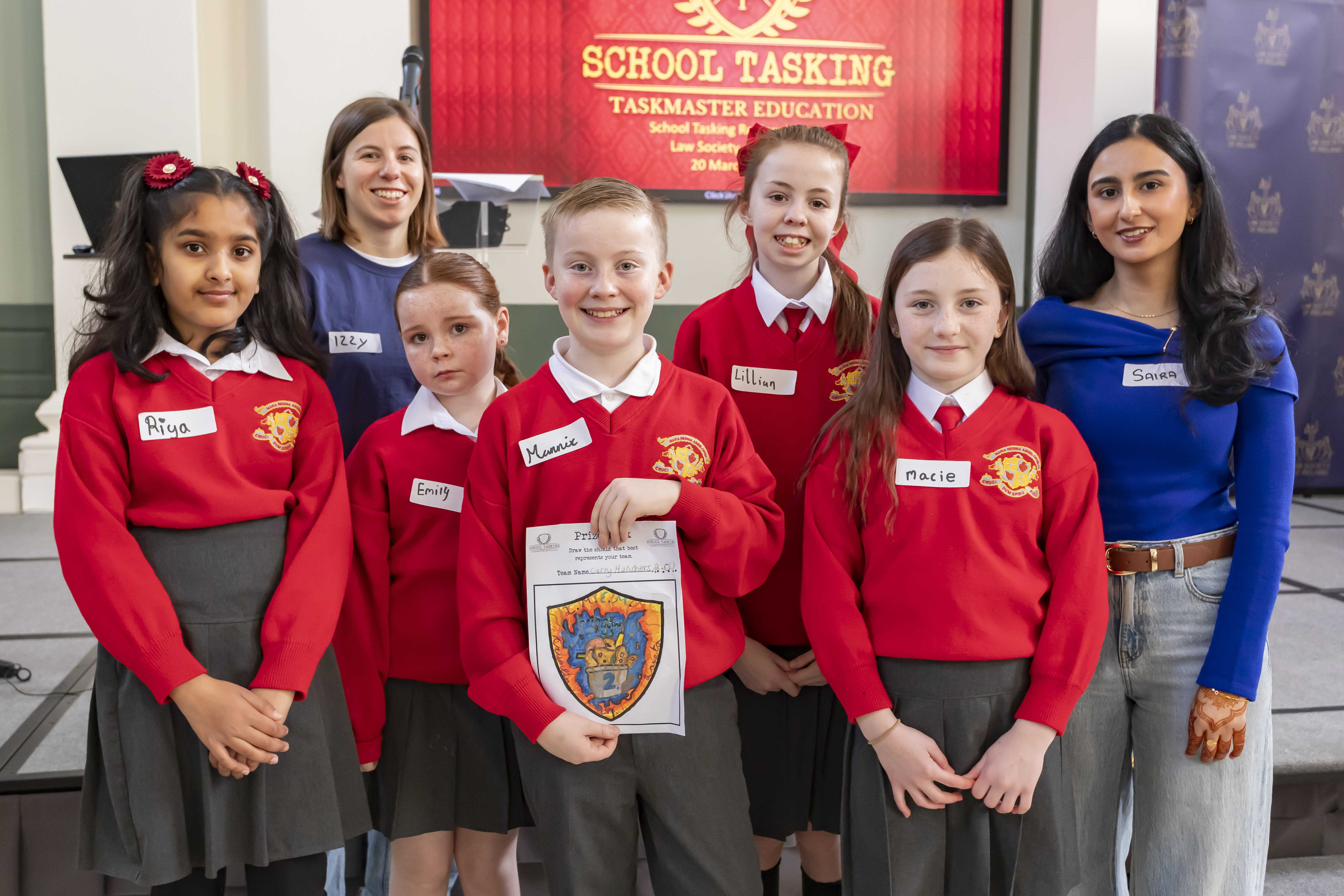 A school team photo