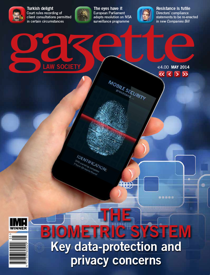 The biometric system: key data-protection and privacy concerns