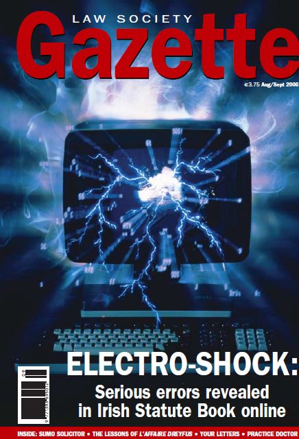 Electro-Shock: Serious errors revealed in Irish Statute Book online